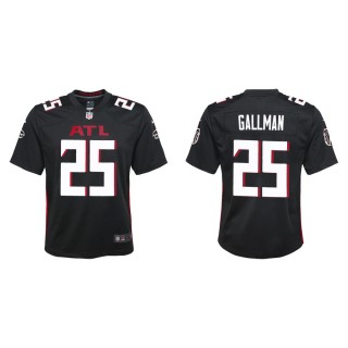 Youth Atlanta Falcons Wayne Gallman #34 Black Game Jersey