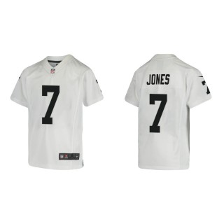 Youth Las Vegas Raiders Zay Jones #7 White Game Jersey
