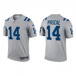 Zach Pascal Gray 2021 Inverted Legend Colts Jersey