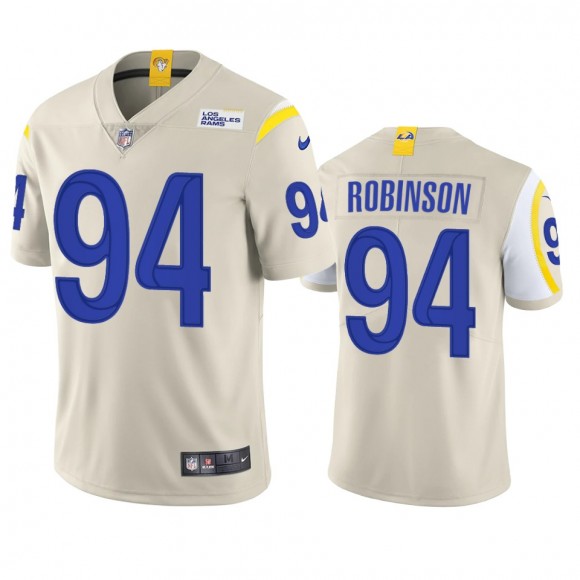 A'Shawn Robinson Los Angeles Rams Bone Vapor Limited Jersey