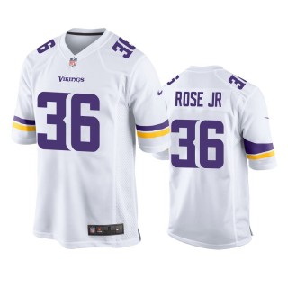 Minnesota Vikings A.J. Rose Jr. White Game Jersey
