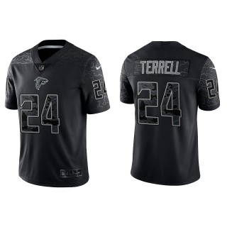 A.J. Terrell Atlanta Falcons Black Reflective Limited Jersey