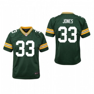 Youth Green Bay Packers Aaron Jones Game Jersey - Green