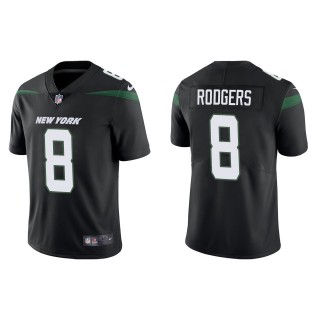 Jets Aaron Rodgers Black Vapor Limited Jersey