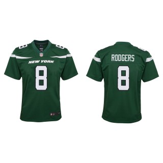 Youth Jets Aaron Rodgers Green Game Jersey