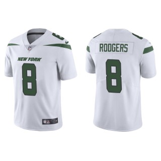 Jets Aaron Rodgers White Vapor Limited Jersey