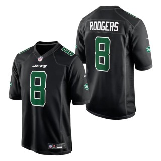 Aaron Rodgers Black Fashion Game Jersey