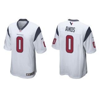 Texans Adrian Amos White Game Jersey