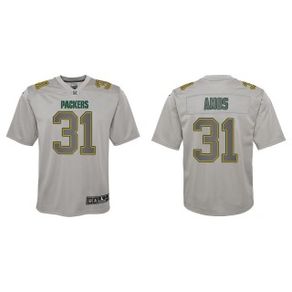 Adrian Amos Youth Green Bay Packers Gray Atmosphere Game Jersey