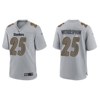 Ahkello Witherspoon Pittsburgh Steelers Gray Atmosphere Fashion Game Jersey