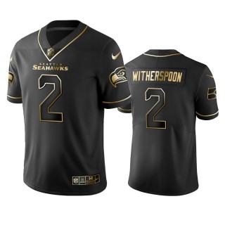 Seahawks Ahkello Witherspoon Black Golden Edition Vapor Limited Jersey
