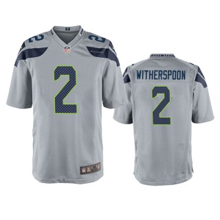 Seattle Seahawks Ahkello Witherspoon Gray Game Jersey