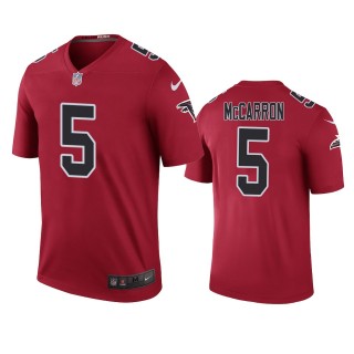 Atlanta Falcons AJ McCarron Red Color Rush Legend Jersey