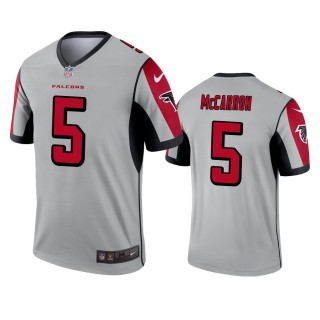 Atlanta Falcons AJ McCarron Silver Inverted Legend Jersey