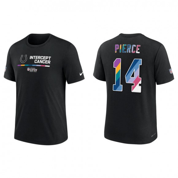 Alec Pierce Indianapolis Colts Black 2022 NFL Crucial Catch Performance T-Shirt