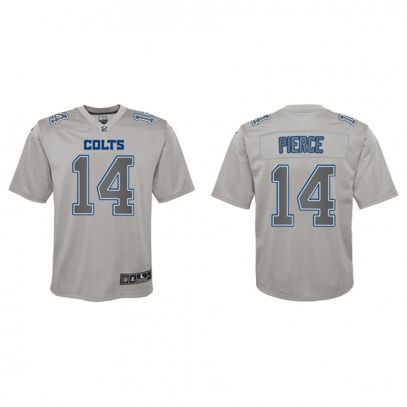 Alec Pierce Youth Indianapolis Colts Gray Atmosphere Game Jersey
