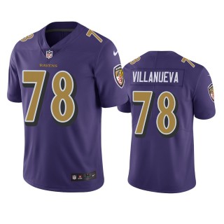 Color Rush Limited Baltimore Ravens Alejandro Villanueva Purple Jersey