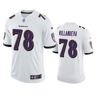 Alejandro Villanueva Baltimore Ravens White Vapor Limited Jersey