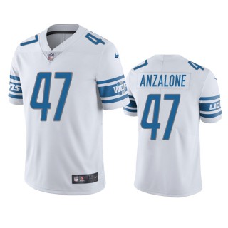 Alex Anzalone Detroit Lions White Vapor Limited Jersey