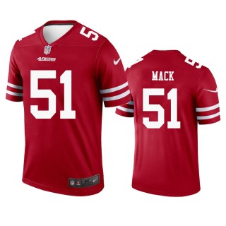 San Francisco 49ers Alex Mack Scarlet Legend Jersey - Men's