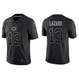 Allen Lazard Green Bay Packers Black Reflective Limited Jersey