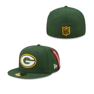 Alpha Industries X Green Bay Packers 59FIFTY Fitted Hat