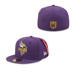 Alpha Industries X Minnesota Vikings 59FIFTY Fitted Hat