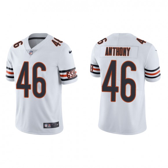 Men's Chicago Bears Andre Anthony White Vapor Limited Jersey