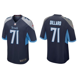 Titans Andre Dillard Navy Game Jersey