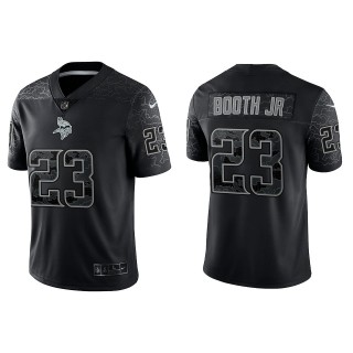 Andrew Booth Jr. Minnesota Vikings Black Reflective Limited Jersey
