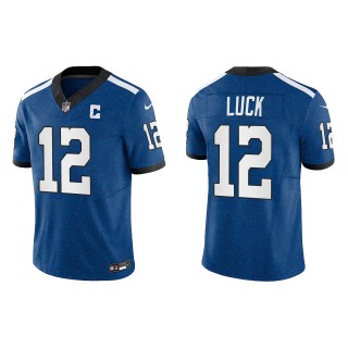 Andrew Luck Indianapolis Colts Royal Indiana Nights Alternate Vapor F.U.S.E. Limited Jersey