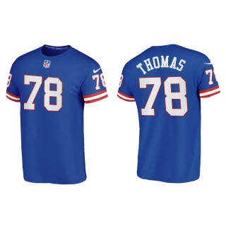 Andrew Thomas New York Giants Royal Classic T-Shirt