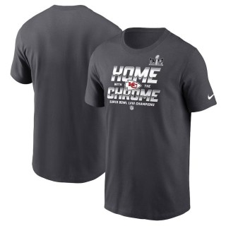 Chiefs Anthracite Super Bowl LVIII Champions Parade T-Shirt