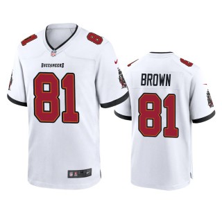 Tampa Bay Buccaneers Antonio Brown White Game Jersey