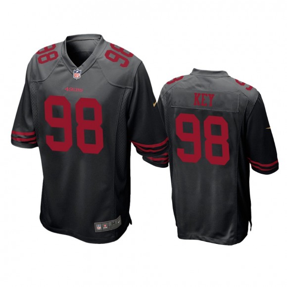 San Francisco 49ers Arden Key Black Game Jersey
