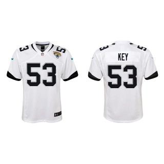Arden Key Youth Jacksonville Jaguars White Game Jersey