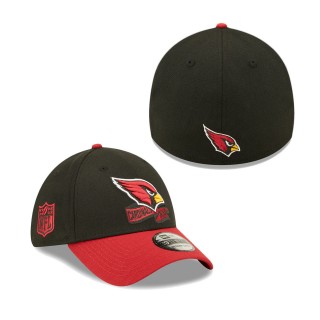 Men's Arizona Cardinals Black SEC 2022 Sideline 39THIRTY Flex Hat