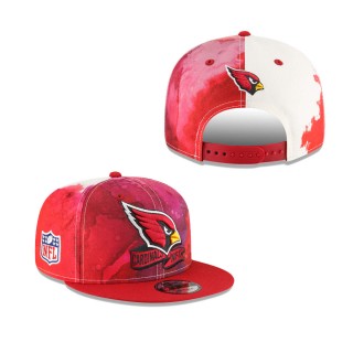 Men's Arizona Cardinals Cardinal 2022 Sideline 9FIFTY Ink Dye Snapback Hat
