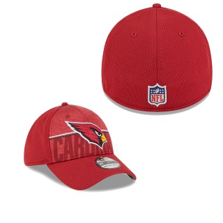 Men's Arizona Cardinals Cardinal 2023 NFL Training Camp 39THIRTY Flex Fit Hat