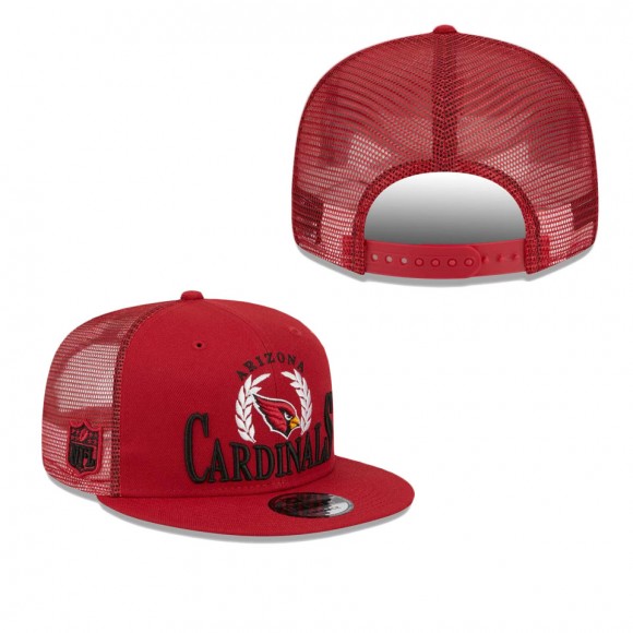 Arizona Cardinals Cardinal Collegiate Trucker 9FIFTY Snapback Hat