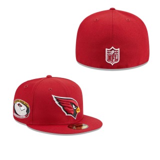 Arizona Cardinals Cardinal Main Patch Fitted Hat