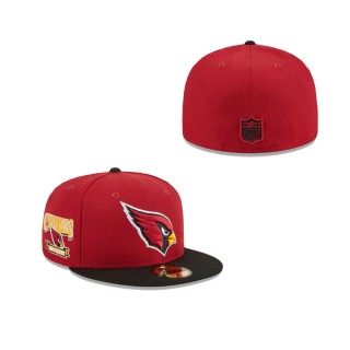 Arizona Cardinals Throwback Hidden Fitted Hat
