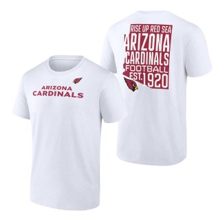 Men's Arizona Cardinals Fanatics Branded White Hot Shot T-Shirt