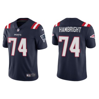 Men's New England Patriots Arlington Hambright Navy Vapor Limited Jersey