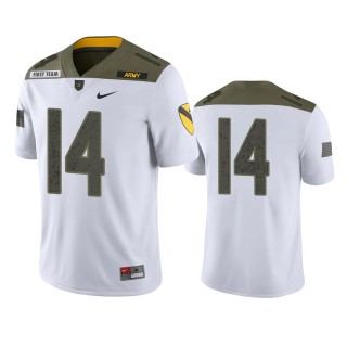 Army Black Knights Michael Roberts White 1st Cavalry Division Jersey