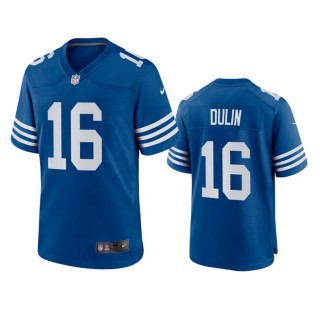 Indianapolis Colts Ashton Dulin Royal Alternate Game Jersey