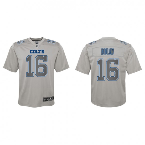 Ashton Dulin Youth Indianapolis Colts Gray Atmosphere Game Jersey
