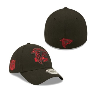 Men's Atlanta Falcons Black 2022 Sideline 39THIRTY Flex Hat