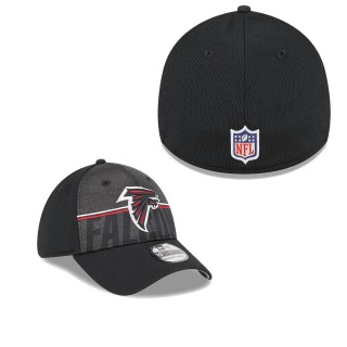 Men's Atlanta Falcons Black 2023 NFL Training Camp 39THIRTY Flex Fit Hat
