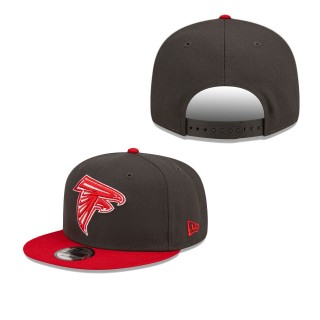 Men's Atlanta Falcons Graphite Scarlet Two-Tone Color Pack 9FIFTY Snapback Hat